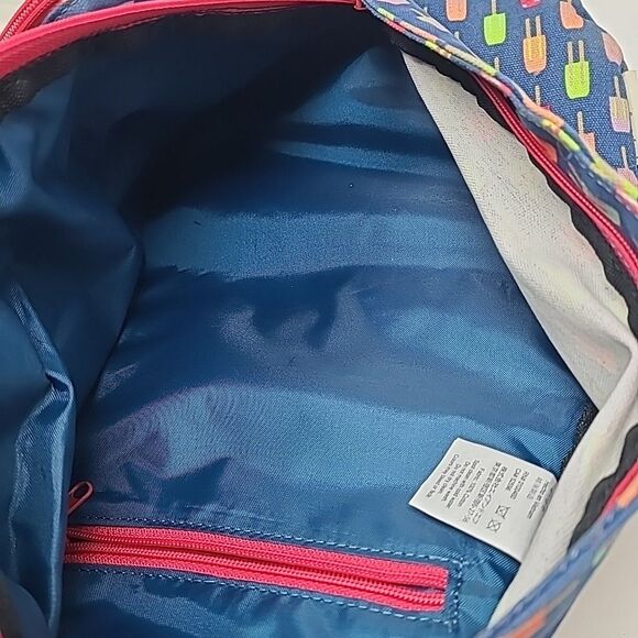 KAVU Crossbody Backpack Sling Rope Blue Multicolor Popsicle Ice Cream Print - Picture 10 of 10